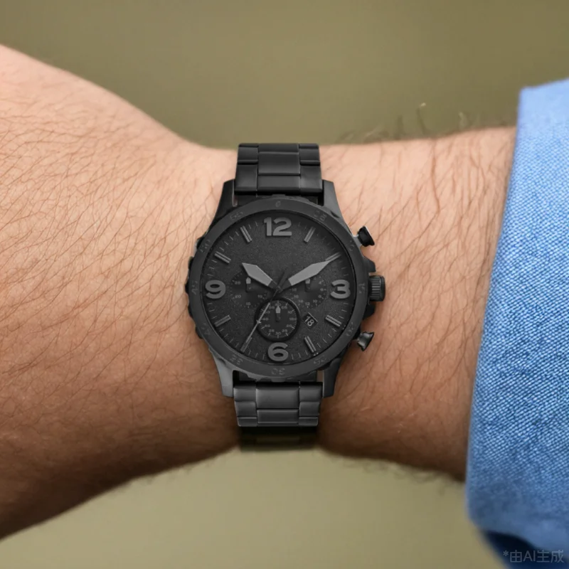 Wristwatchmesh Band Men watch Luxury Fashion Business Casual Simple Black Quartz clock men watch