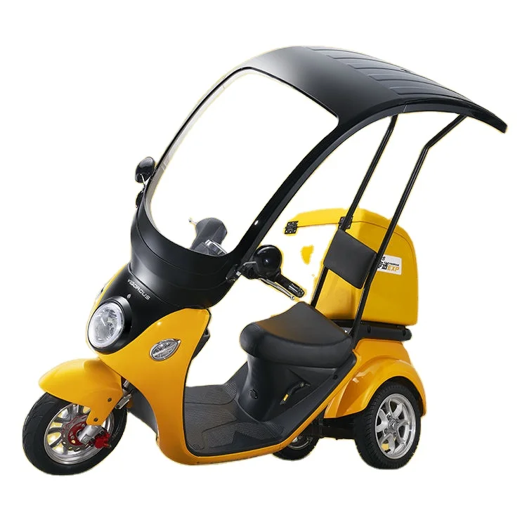 2000W 3 Wheel Electric Mobility Scooter Balance Delivery Motorcycle