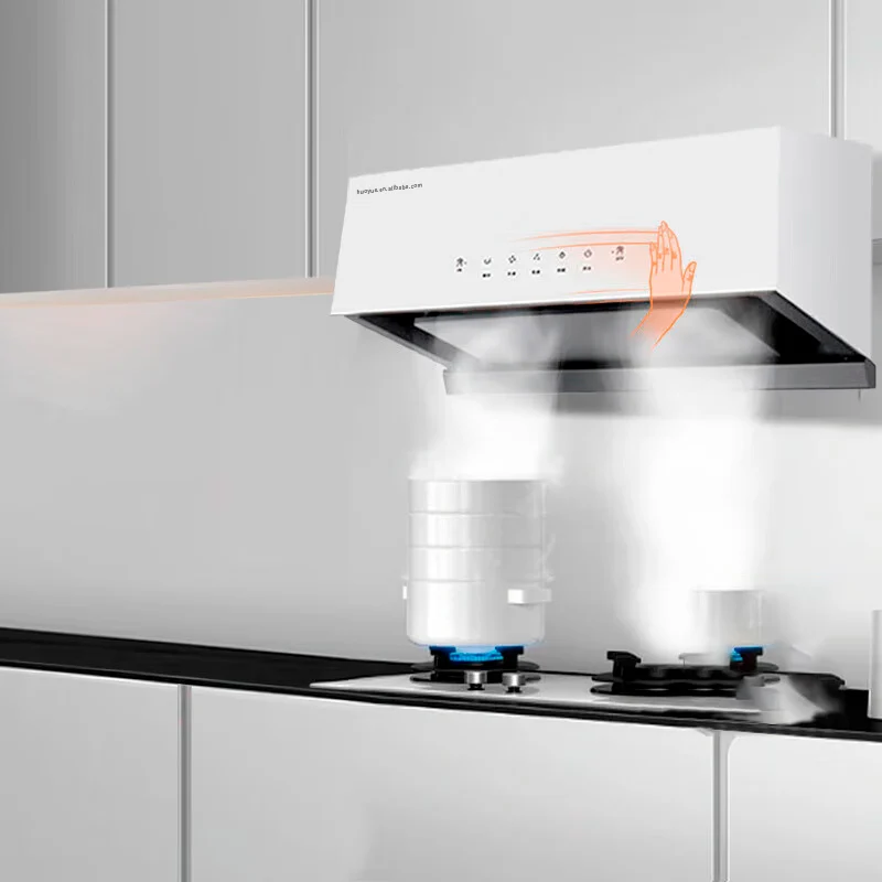 Кухонное большое всасывающее верхнее тонкое двойное устройство 7-образный волновой умный Автомобильный сенсорный Wi-Fi переключатель