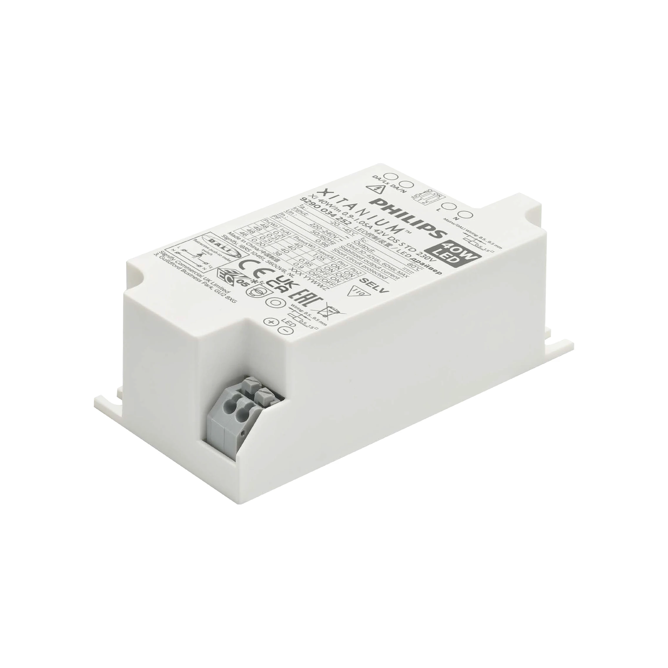 Xitanium Mini Dali DS Xi 40 Вт/м 0 9-1.05A 42 В S TD 230 929003425280