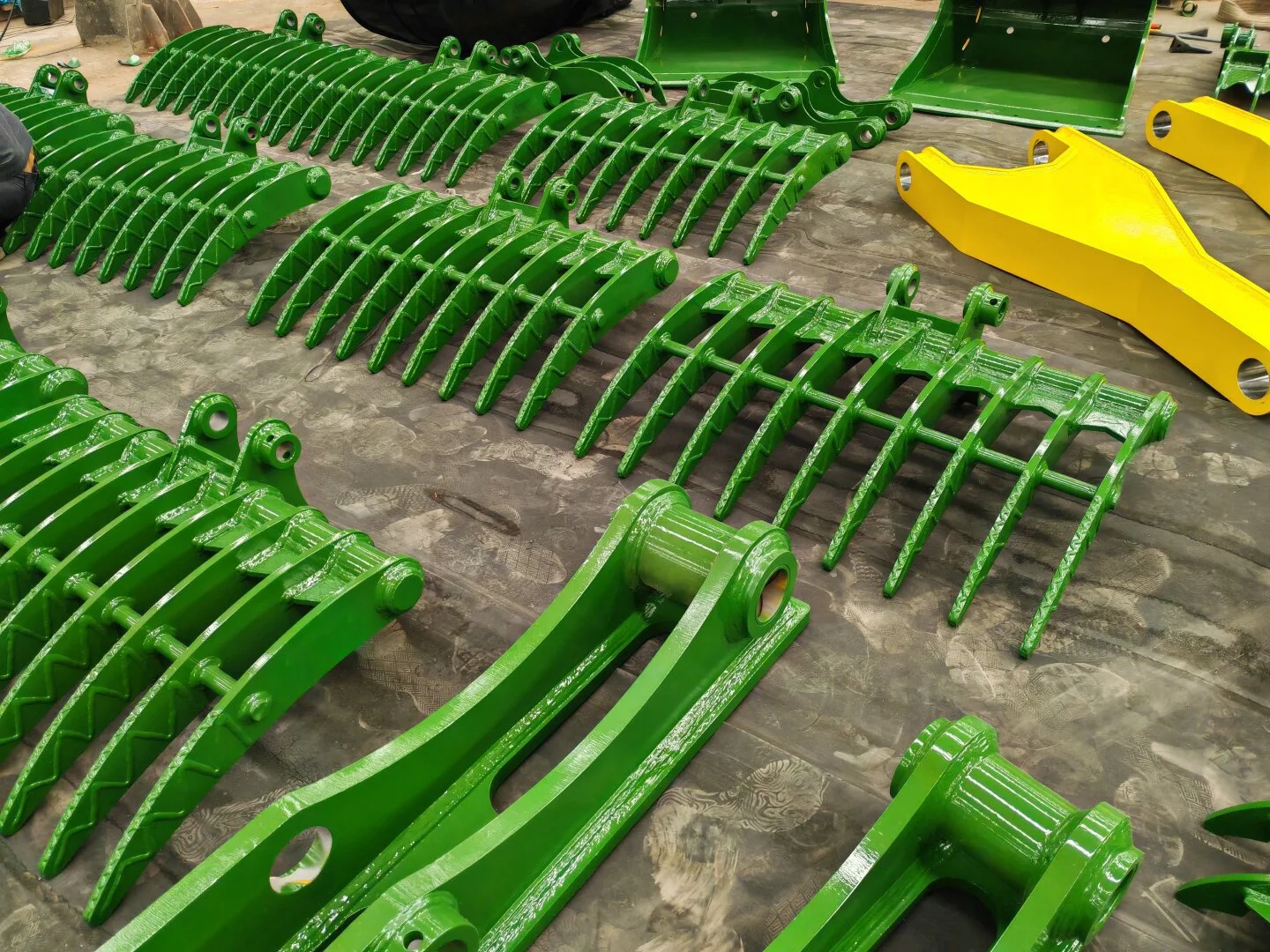 Land cleaning root rake for 5 ton excavator forestry rakes wide 1500mm