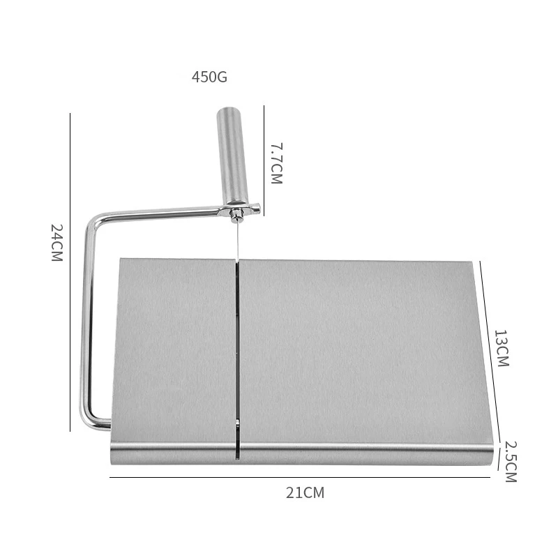 New Arrival Multi Function Kitchen Tool Ham Cheese Cutter Stainless Steel Manual Cheese Slicer with Cutting Wires