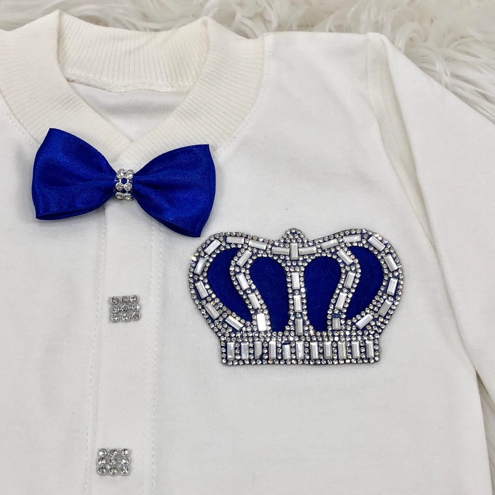 3 Pieces High Quality Long Sleeve Bamboo Dark Blue Bowtie Baby Boy Romper Set Baby Gift Baby Rompers Newborn Jumpsuits Rompers