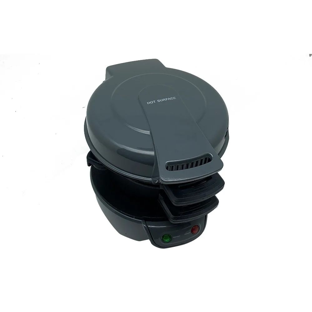 Breakfast Machine Red Layered Burger 3-in-1 Bacon Burger Omelette Toast Made in China Waffles Hot burger maker automatic