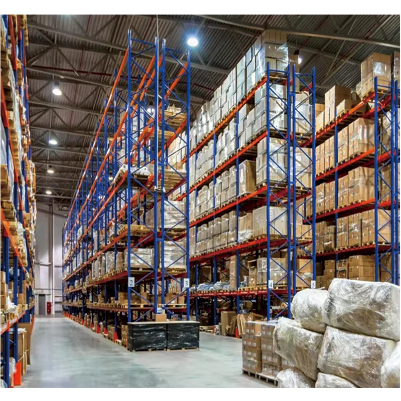 Guichang Factory Direct Double Depth Adjustable Steel Vertical Heavy Duty Metal Pallet Storage Rack