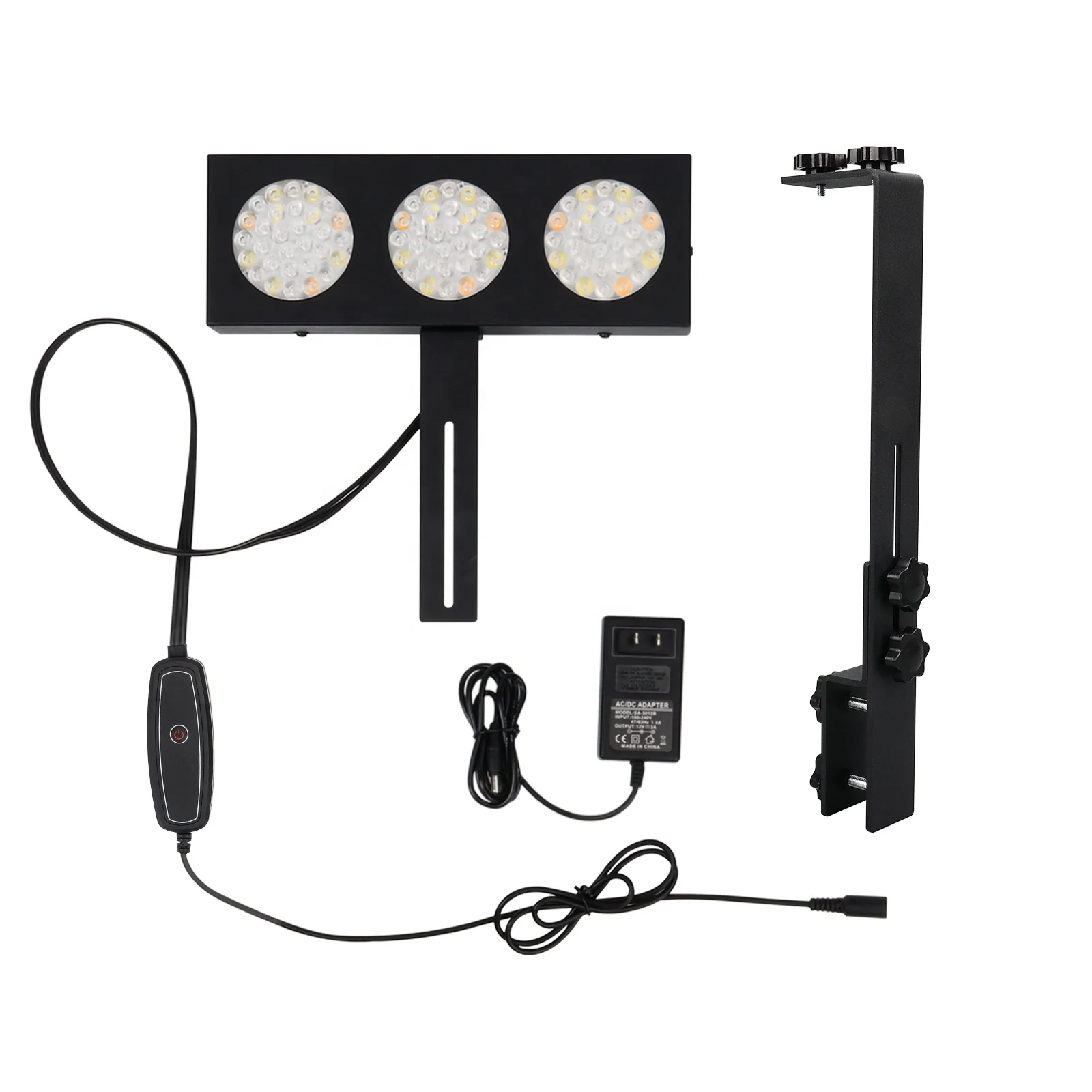 Dimmable 30W Full Spectrum Reef Light Led Aquarium Lights Wifi Control / Smart Voice Control For Grow Coral Reef Fish Tank