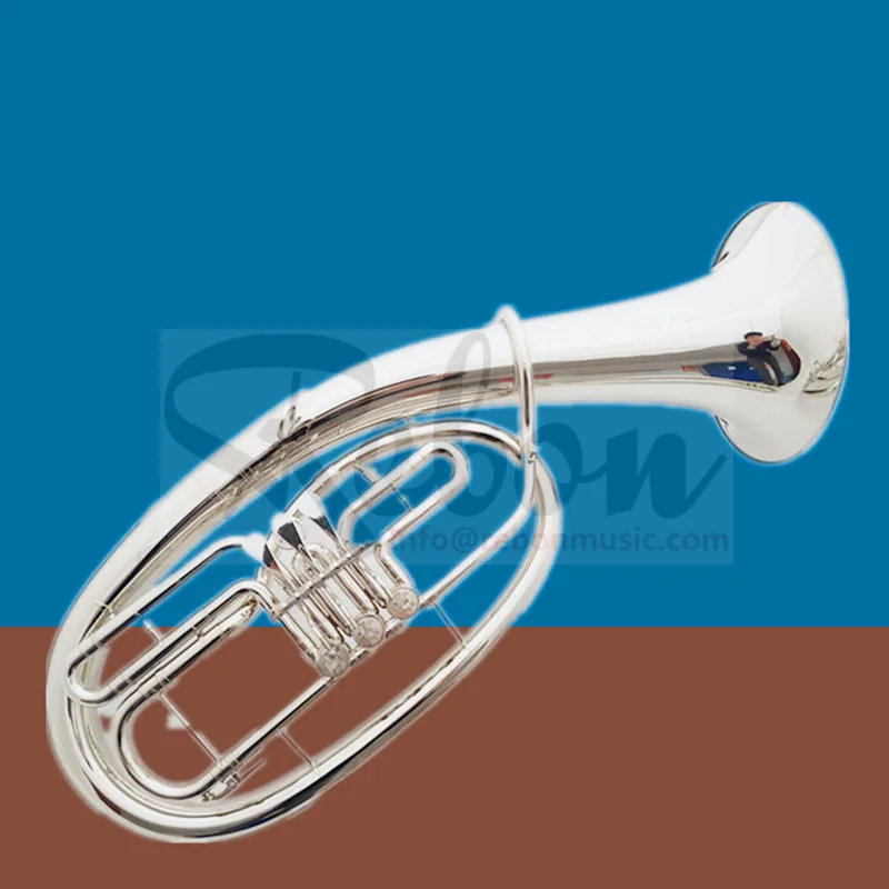 
Weifang Rebon Bb key Nickel Silver Tenor tuba 