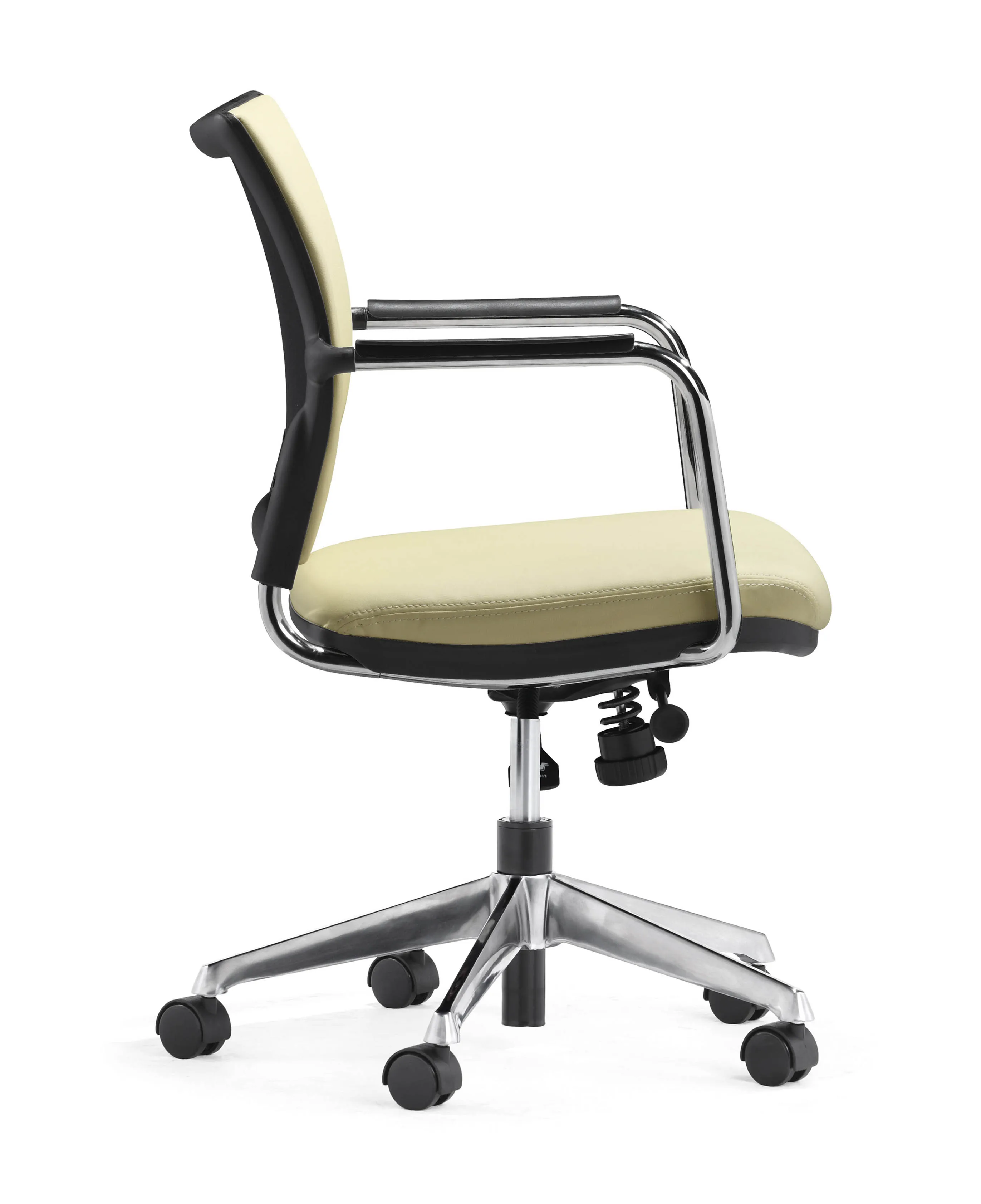 GS-G1770A Office Swivel Chair Comfortable PU with Modern Waterfall Design Ergonomic Synthetic Leather Seat Back Lift chair