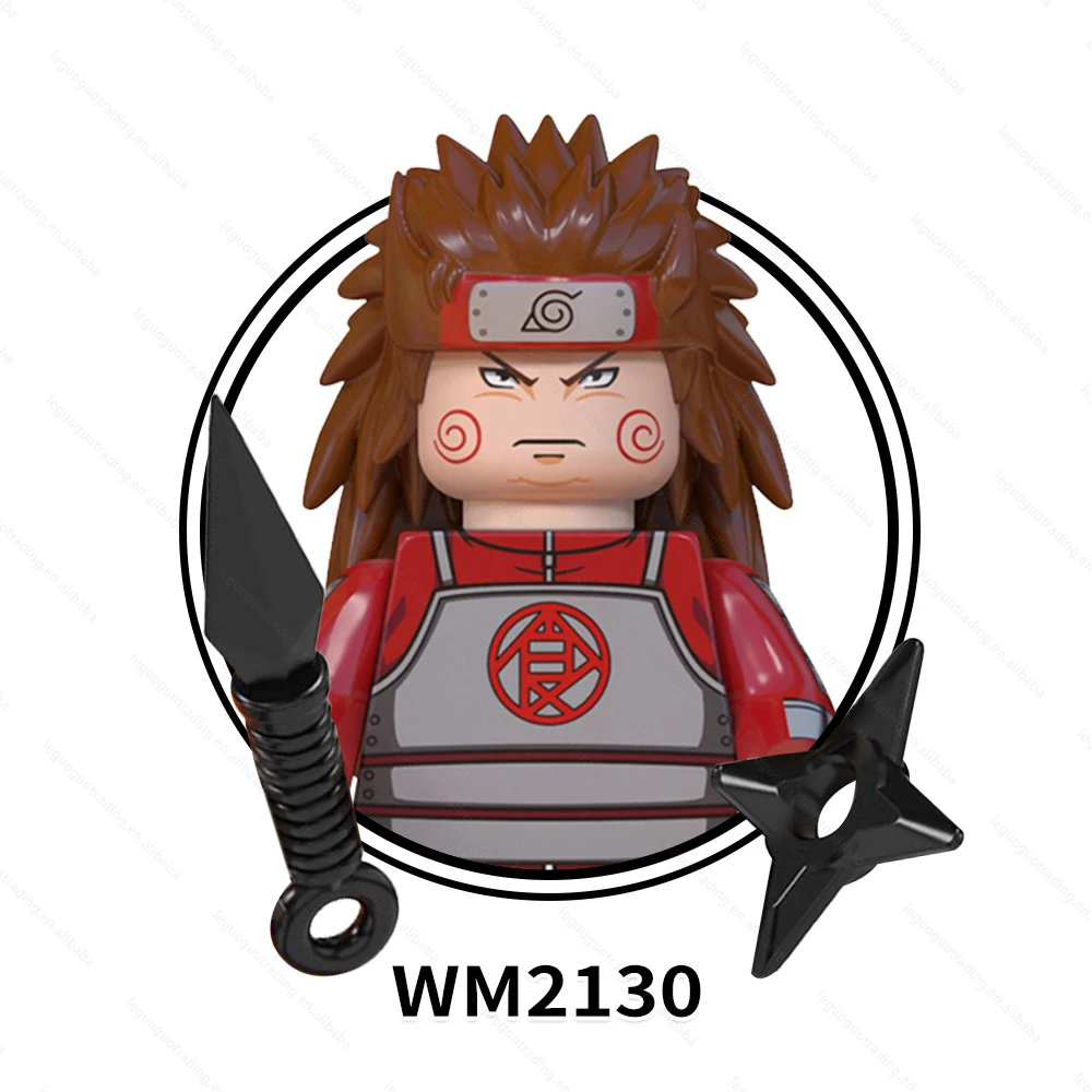 WM6110 Аниме фигурки Hyuga Hinata Inuzuka Kiba Yuhi Kurenai подарки Juguetes DIY наборы строительных блоков детские игрушки