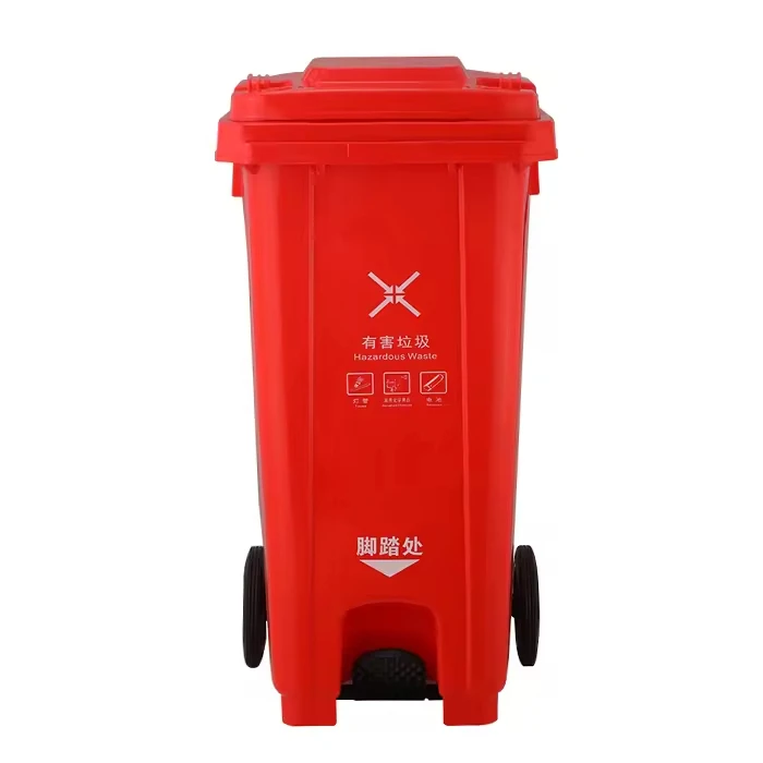 Street Sorting Medical Hospital Dust Foot Pedal Sanitary Waste Recycling Bin Trash Can waste bin trolley