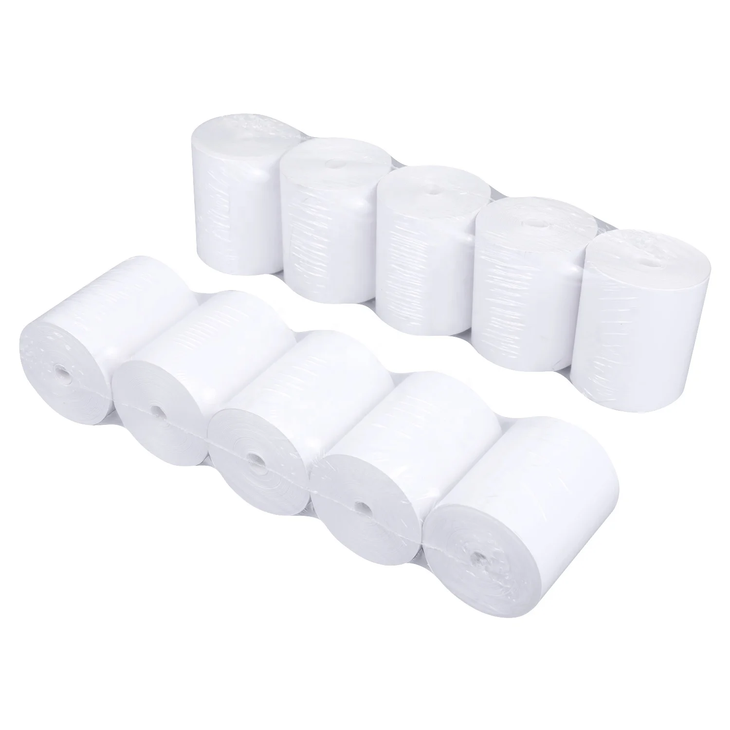 Wholesale Blank White 57mm 80mm POS ATM terminal cash register paper Thermal paper roll