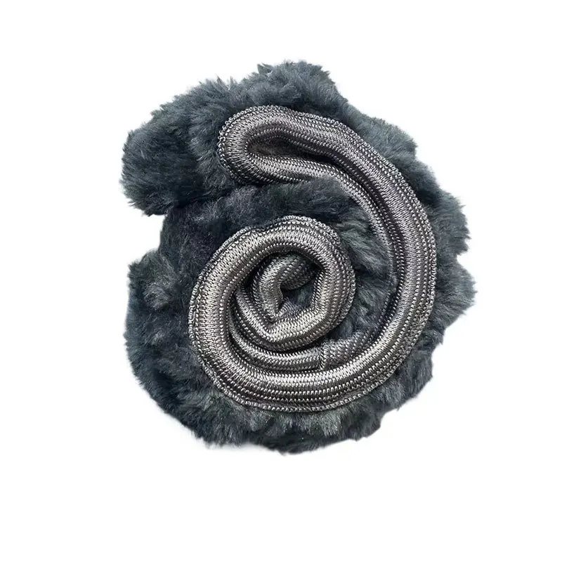 Популярный стиль, Универсальный руль автомобиля, оптовая продажа, зимняя короткая плюшевая супер гибкая Натяжная накладка на руль