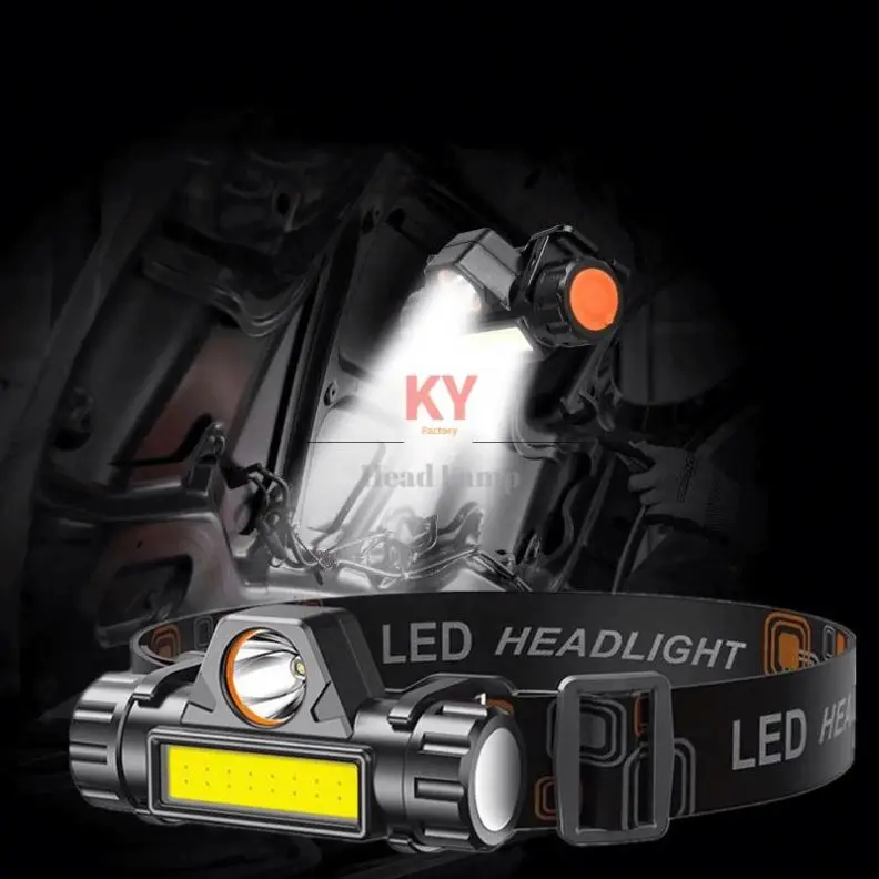 Outdoor Camping Hiking Fishing Zoomable Aluminum Water Proof 3 LED Headlamp Flashlight Led Head Light Mining Head Lamp