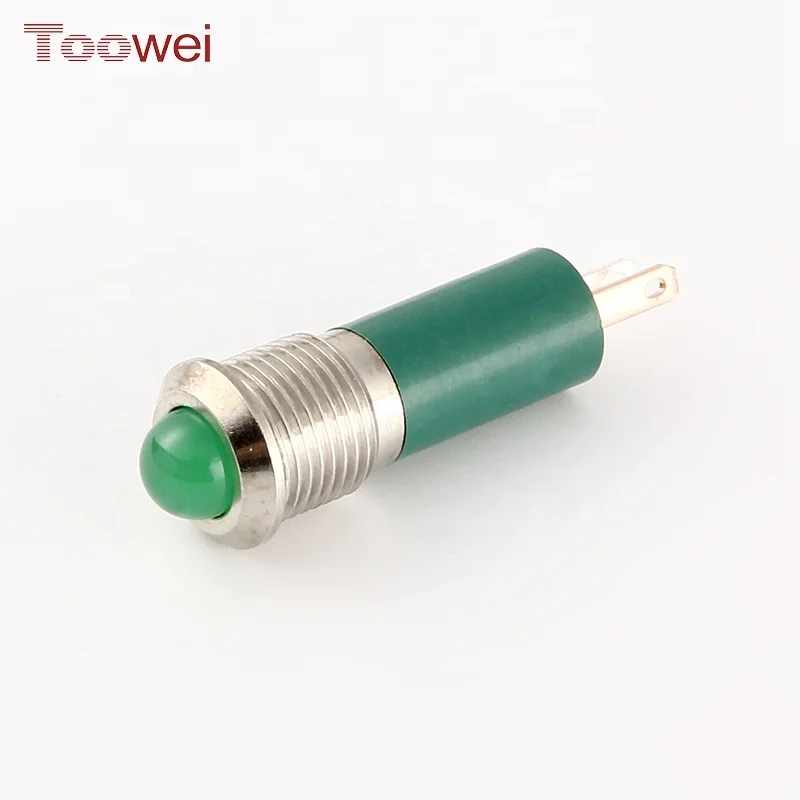 indicator light switch bike lighting indicator for bicycle 12mm ip67 waterproof machine indicator light