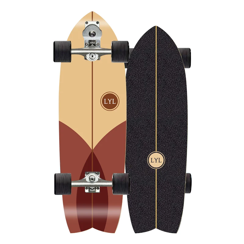 Высокое качество Surfskate S7 грузовик изготовленный на заказ 7 слоев Канада клена для серфинга катания