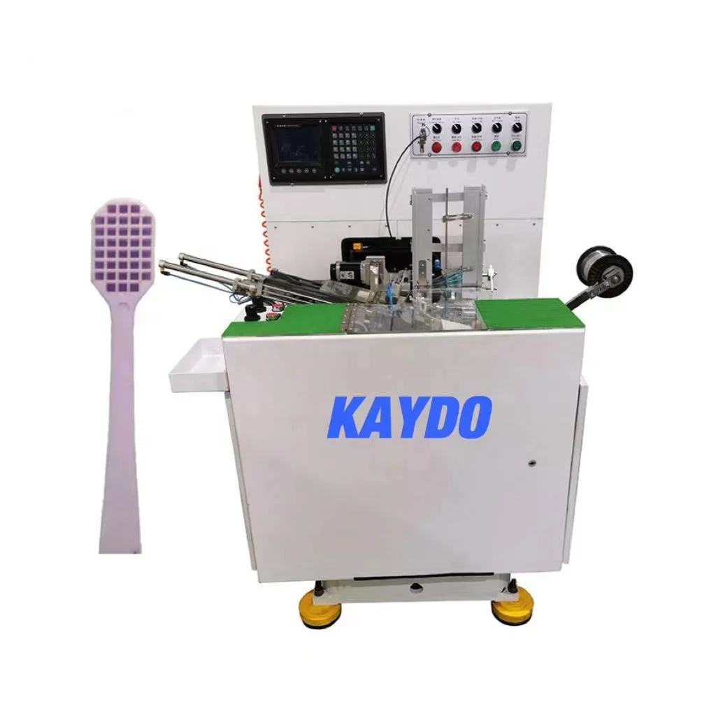Customized 3 axis toothbrush tufting machine with trimming head high production with 2 or 3 color boxes can make hot sale brus