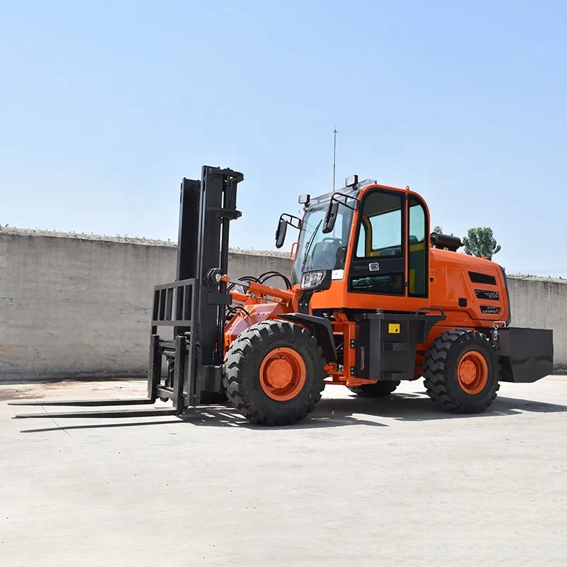 Китай (материк) 3 5 4 5ton 4WD беговые повышенной проходимости внедорожный погрузчик вилочный погрузчик-натриевый