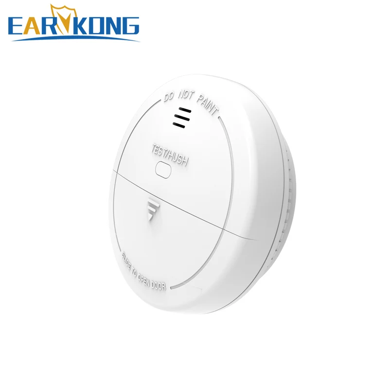 Compatible With Our Security Alarm System Plastic Cover Fire 433MHz Wireless Smart Cigarette Smoke Leak Detectors Smoke Detector