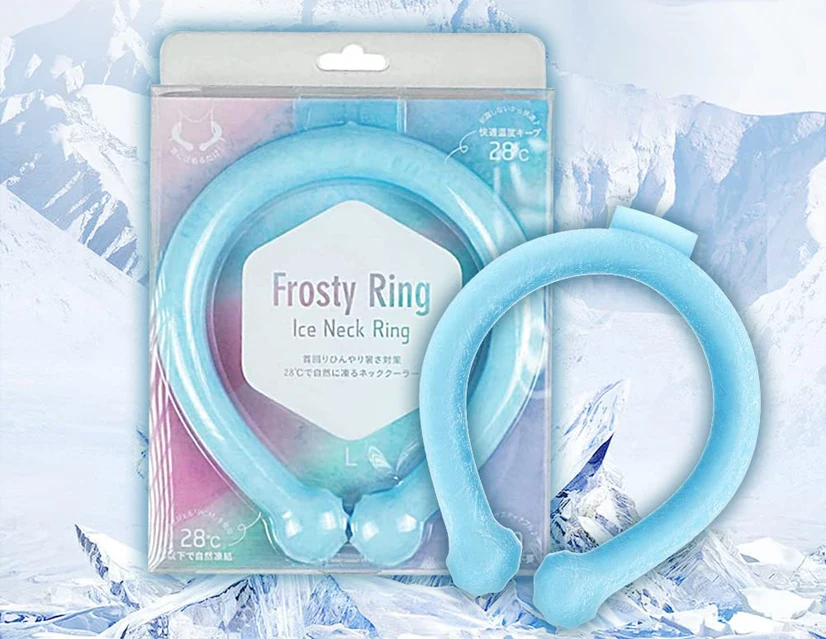 2022 Japan Magic PCM Cooling Neck Cooler Scarf  TPU Cooling Time for Out Door Long Time neck cooling tube