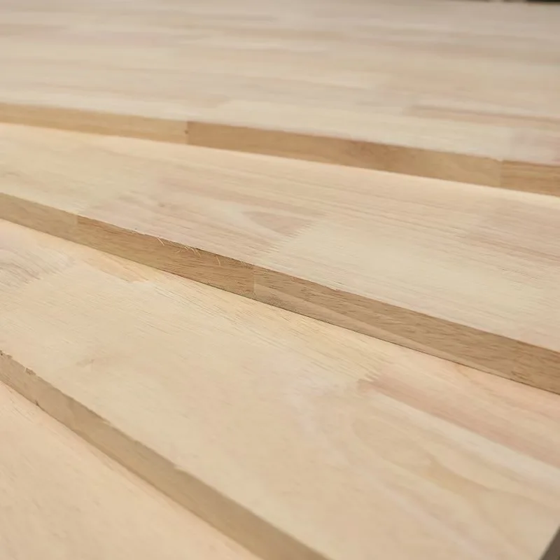 High Quality Raw Materials Durable Rubber Board Solid Wood Planks Raw Wood Materials