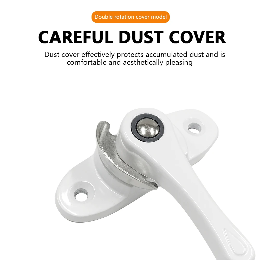 Anti-theft Aluminum Window Hardware Sliding Window Sash Lock Lock Half Moon Hook Crescent Lock