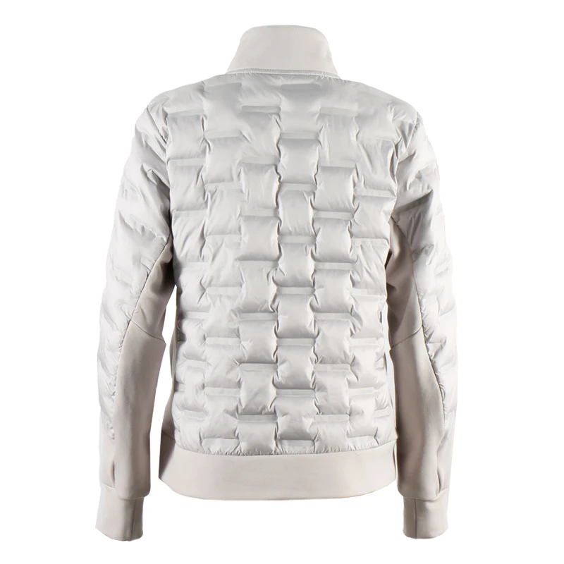 Winter Warm Women Jacket Silver Drop Shoulder Unisex Glue Women Puffer Vest Cotton Sleeve Lightweight Soft Shell Jacket Women