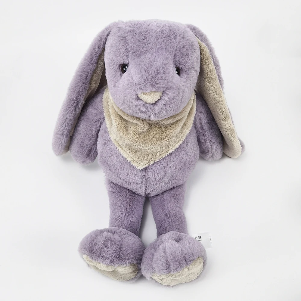 Wholesale manufacture  high quality soft plush bunny shape  stuffed plush toy OEM customized logo