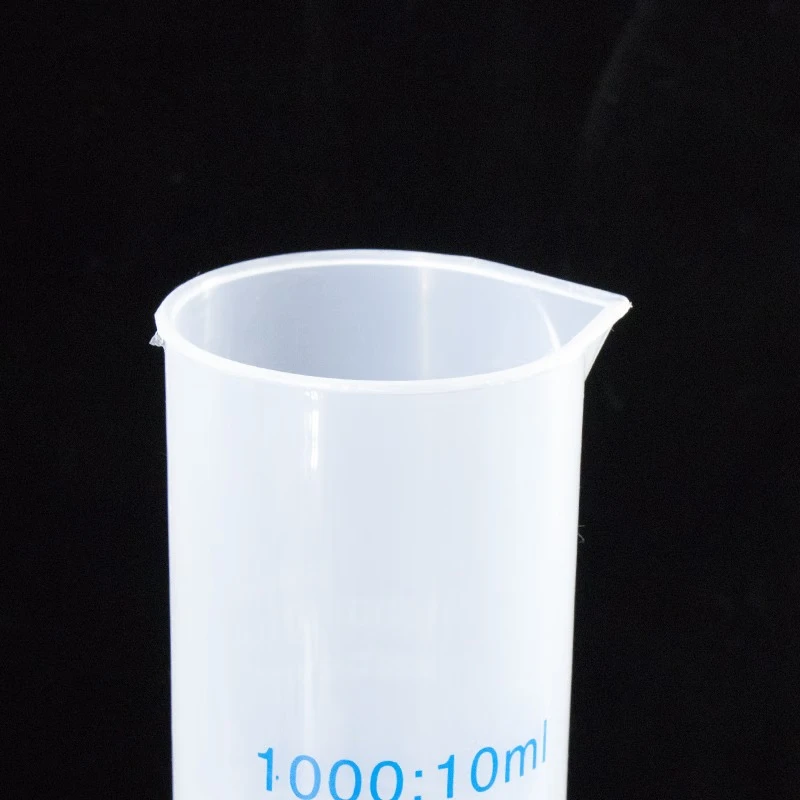HYSTIC High quality Translucent Plastic Measuring Cylinder Graduated Cylinders For Lab Supplies