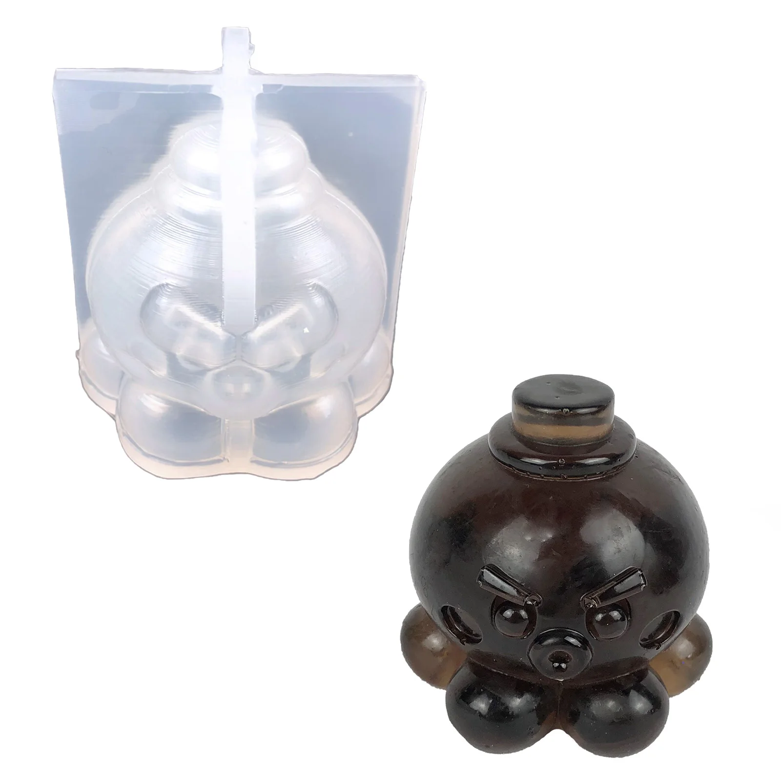 A8881-2 3D octopus mold for ice cube epoxy resin molds silicone ice moulds for resin craft