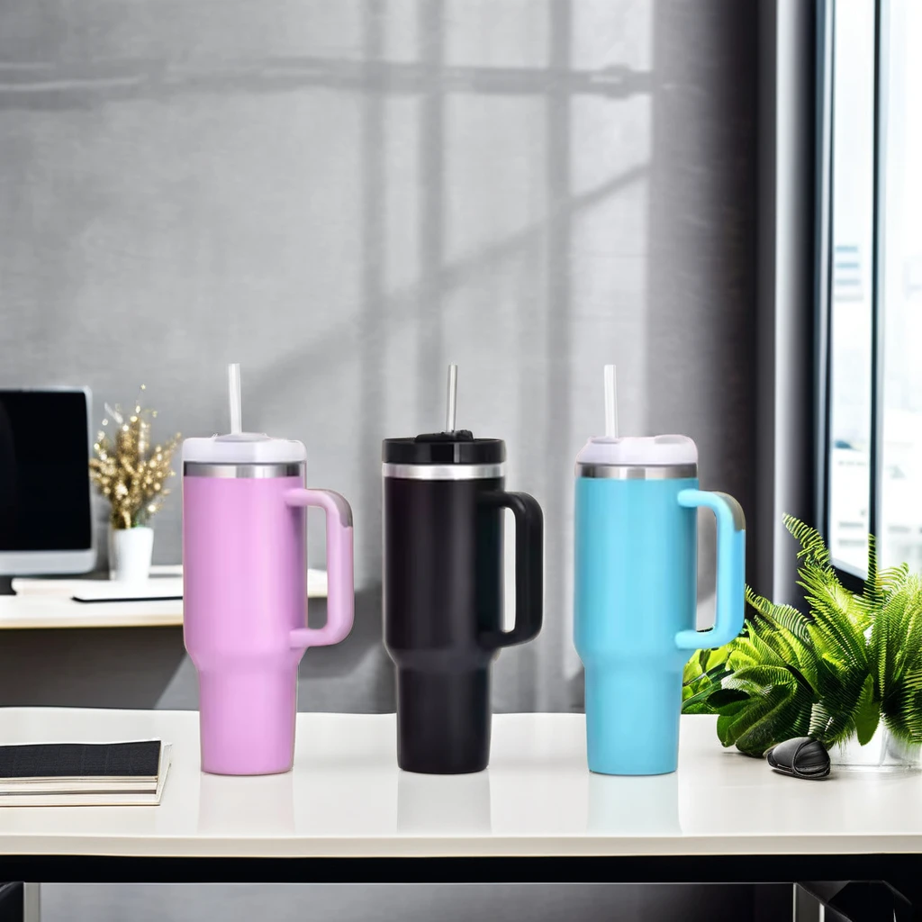 Hot Selling Vacuum Cup Bpa Free Lid Stainless Steel Wholesale Bulk Mug 40oz Travel Tumbler For Car