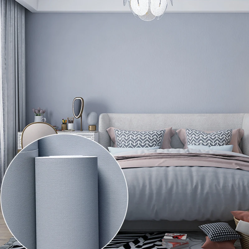 Pink 10m Roll Wall Papers Home Decor Furniture Vinyl Wallpapers Removeable Girls Room Kids Bedroom Wall Decoration Wallpapers