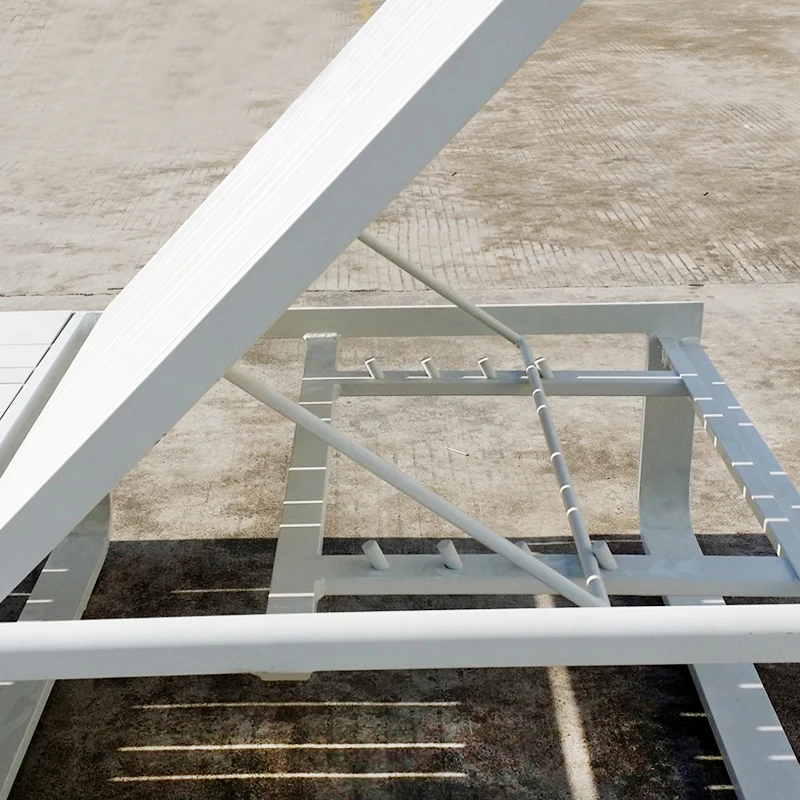 
outdoor furniture ply wood aluminum sun lounger and sunbed Leisure beach chair Pool lounge chair 