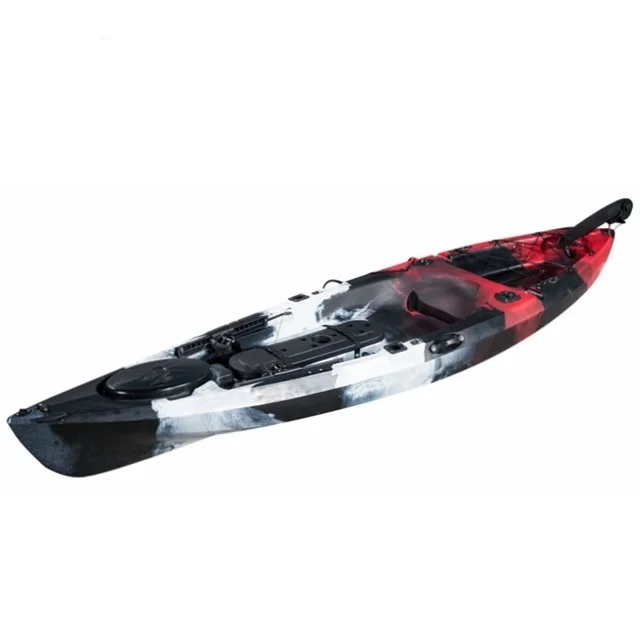 New Design 10ft Sit On Top Rotomolded Fishing Kayak With Rudder System Clear All-purpose Kayak