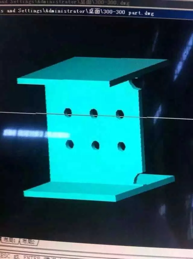 H beam processing machinery cnc plasma and oxy cutting robot // profile steel cutter