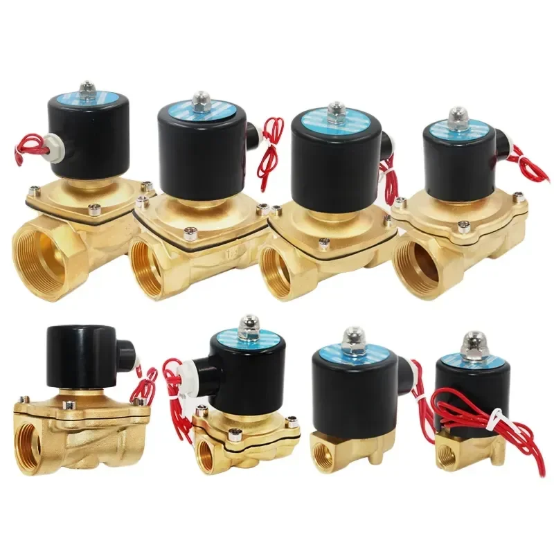2W Normally Closed 2/2 Way Brass Solenoid Valve for Water Is Cheap 1/4in-2in DN15 DN20 AC220V / AC110V / DC24V / DC12V