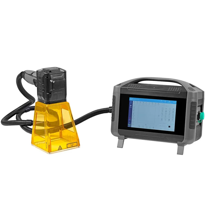 20w 30w Raycus Max Jpt Smart Lcd Display Hand Held Mini Metal Fiber Laser Etching Marking Engraving Marker Machine