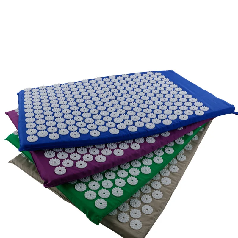 
Low Moq Custom Logo India Spikey Mat Acupuncture Massage Cushion Yoga Mat and Pillow Set 