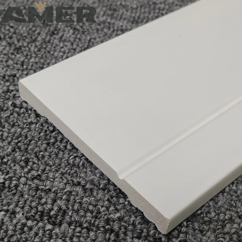 RONGKE Polystyrene PS 10CM Decor baseboard skirting board moulding Flooring & accessories moulding
