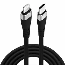 Hot Selling Cellphone Accessories MFi for iphone charging cable black for iphone lightning cable
