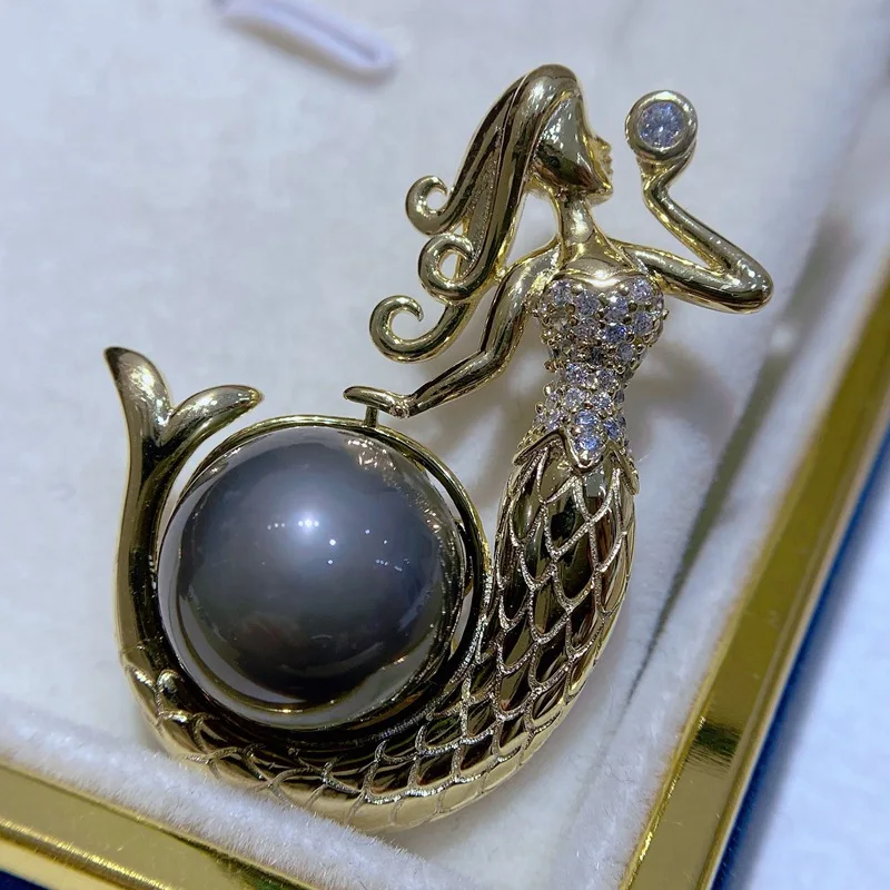 12-13mm AAA Flat Round Edison Pearl Cultured Freshwater Pearl Pendant For Jewelry Making 1 buyer