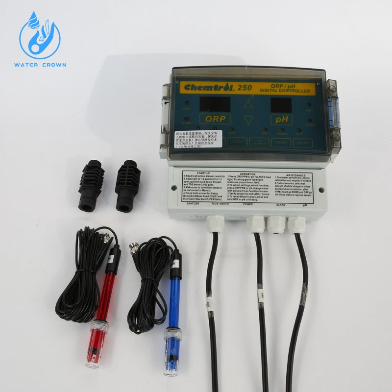 Chemtrol-250 pH/ORP Digital Controller Auto Water Quality Monitor for Pool Disinfection System