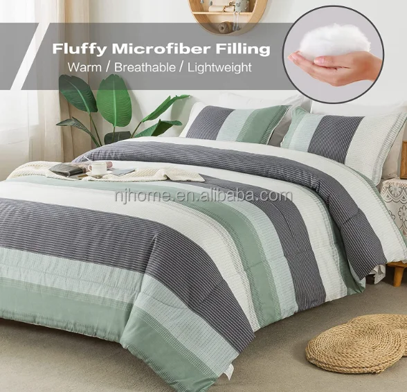 Wholesale 100% organic cotton/linen quilt bedding set quilts for king size beds beddings custom quilts