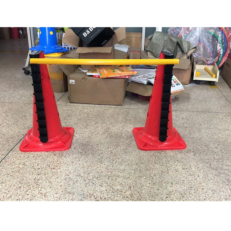 Kindergarten Kids Sports Training Plastic Mini Adjustable Hurdle Set