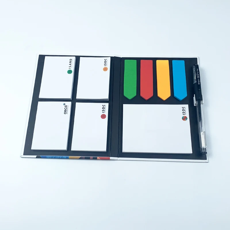 Professional Customized Sticky Notes Pad Colorful Tabbed Memo Pads Fashion Customized Promotion Sticky Note