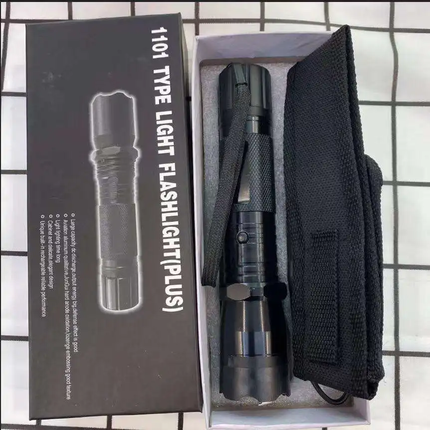 1000 Lumens IP68 Waterproof Tactical Led Flashlights Torches Stun Gun Self Defense