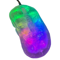 SATE-2022 new mold 8D  Mechanical Computer Growing Led Rgb Pc Wired Gamer Gaming Mouse For Game GM-X3