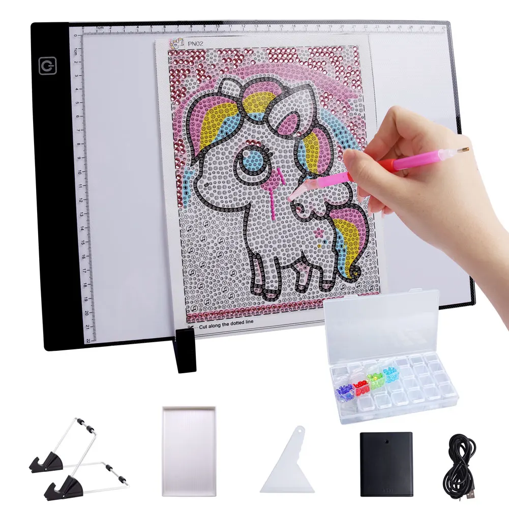 MACTING A4 LED Drawing Tablet Light Pad USB LED Light Box Board Electronic Art Graphic Painting Writing Table