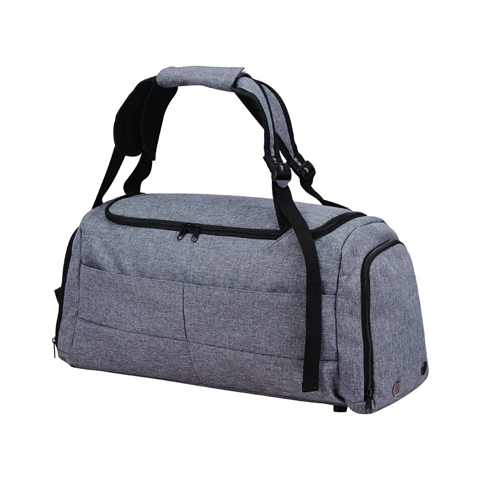 Custom Logo Printed Polyester lightweight Duty Duffel Large Sport Set Equipment Hardware Travel Bag