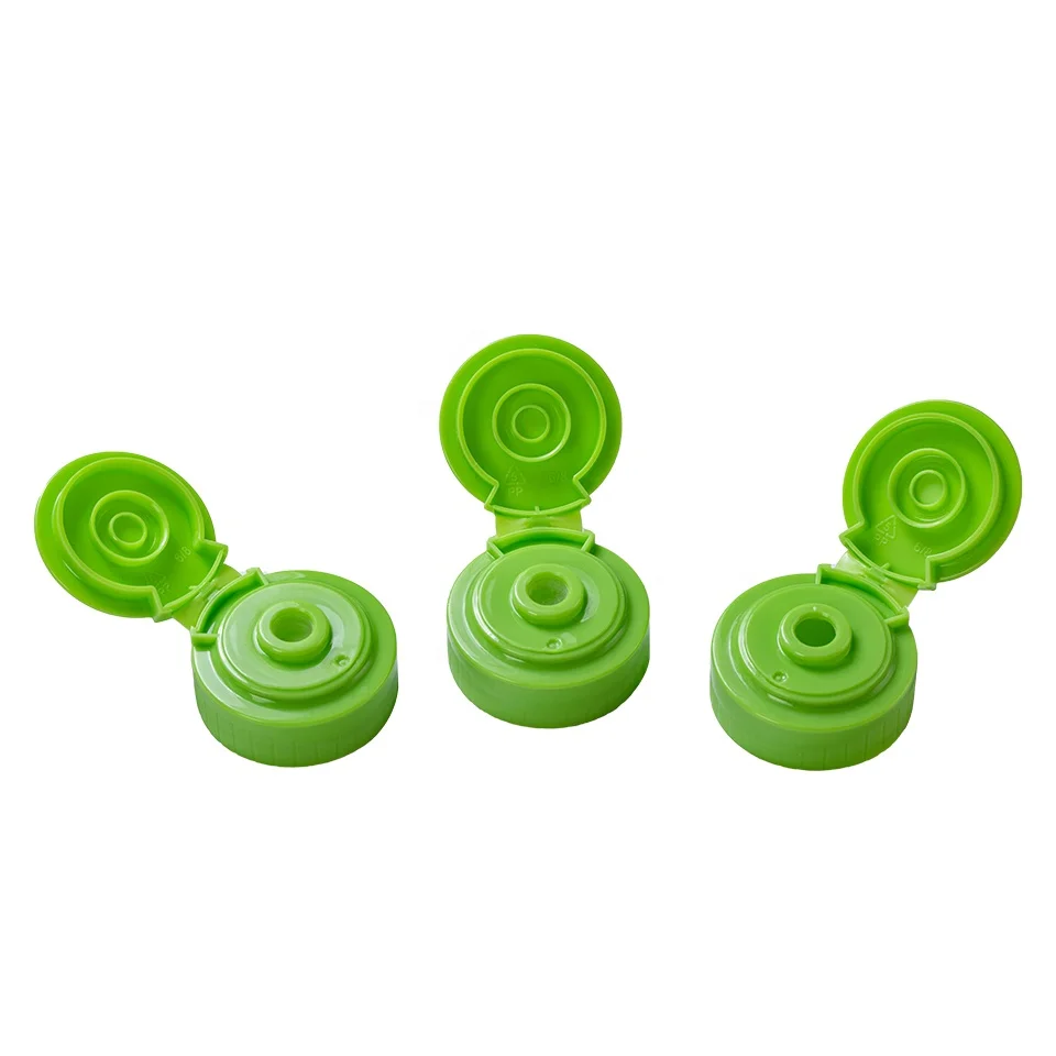 Leak-proof upgrade, hole enlarging 38/400 40mm 53mm honey condiment bottle cap Silicone valve plastic flip top cap