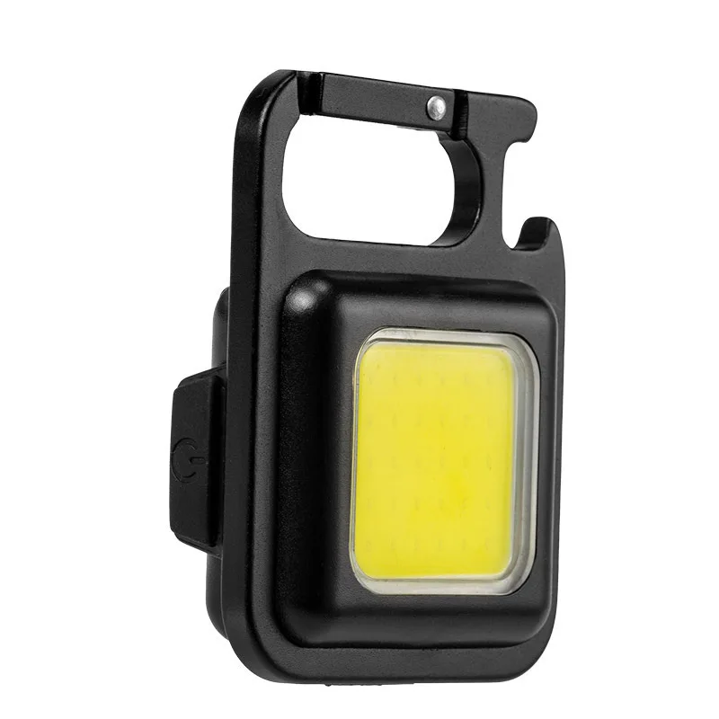 New Mini Keychain Light COB Portable Work Light USB Charging Outdoor Emergency Outdoor Camping Light
